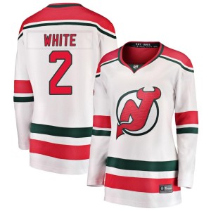 New Jersey Devils Colton White Official White Fanatics Branded Breakaway Women's Alternate NHL Hockey Jersey